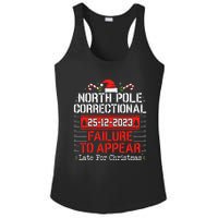 North Pole Correctional Failure To Appear Family Christmas Ladies PosiCharge Competitor Racerback Tank