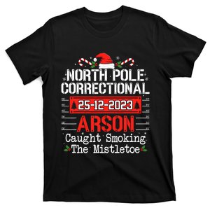 North Pole Correctional Arson Matching Family Christmas T-Shirt