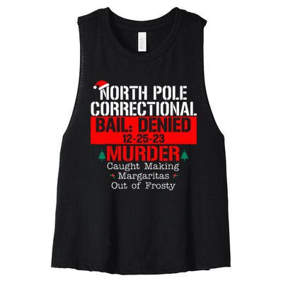 North Pole Correctional Bail Denied Murder Caught Making Women's Racerback Cropped Tank