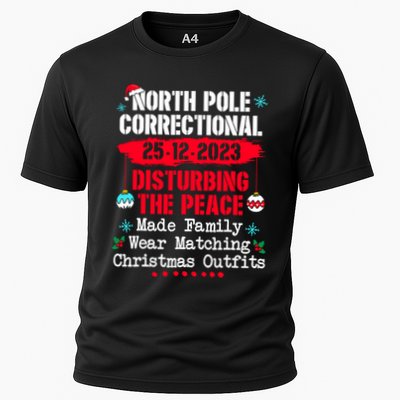 North Pole Correctional Disturbing Peace Wear Matching Tees Performance Shirt