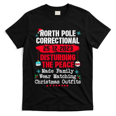 North Pole Correctional Disturbing Peace Wear Matching Tees T-Shirt