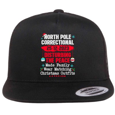 North Pole Correctional Disturbing Peace Wear Matching Tees Flatbill Hat