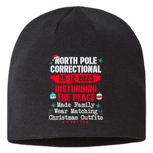 North Pole Correctional Disturbing Peace Wear Matching Tees Sustainable Beanie