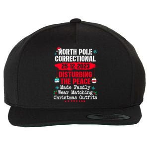 North Pole Correctional Disturbing Peace Wear Matching Tees Wool Snapback Cap