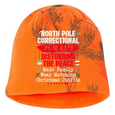 North Pole Correctional Disturbing Peace Wear Matching Tees Kati - Camo Knit Beanie