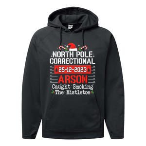 North Pole Correctional Arson Matching Family Christmas Performance Fleece Hoodie