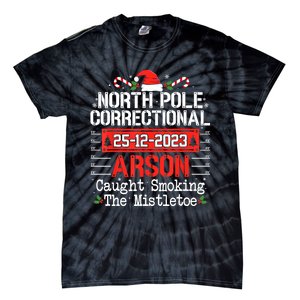 North Pole Correctional Arson Matching Family Christmas Tie-Dye T-Shirt