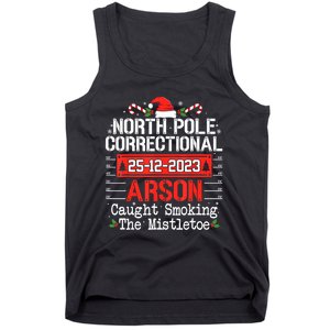 North Pole Correctional Arson Matching Family Christmas Tank Top