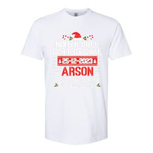 North Pole Correctional Arson Matching Family Christmas Softstyle CVC T-Shirt