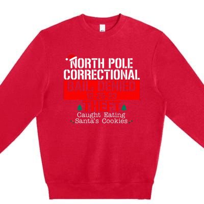 North Pole Correctional Bail Denied Theft Caught Eating Premium Crewneck Sweatshirt