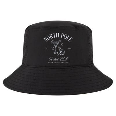 North Pole Club Christmas Cocktail Social Club Cool Comfort Performance Bucket Hat