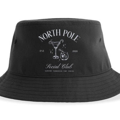 North Pole Club Christmas Cocktail Social Club Sustainable Bucket Hat