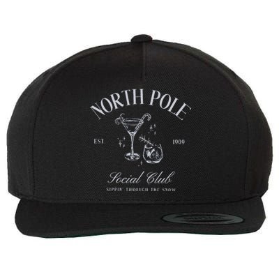 North Pole Club Christmas Cocktail Social Club Wool Snapback Cap