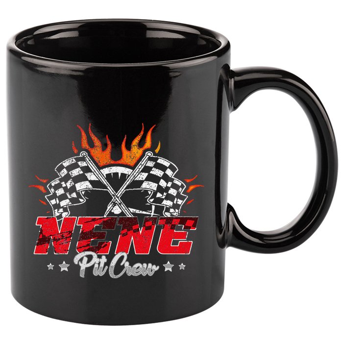 Nene Pit Crew Race Car Birthday Party Racing Family 11oz C Handle Ceramic Mug