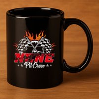 Nene Pit Crew Race Car Birthday Party Racing Family 11oz C Handle Ceramic Mug