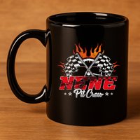 Nene Pit Crew Race Car Birthday Party Racing Family 11oz C Handle Ceramic Mug