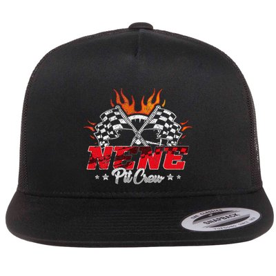 Nene Pit Crew Race Car Birthday Party Racing Family Flatbill Hat