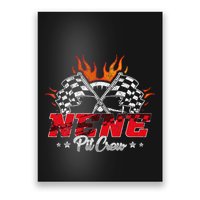Nene Pit Crew Race Car Birthday Party Racing Family Poster