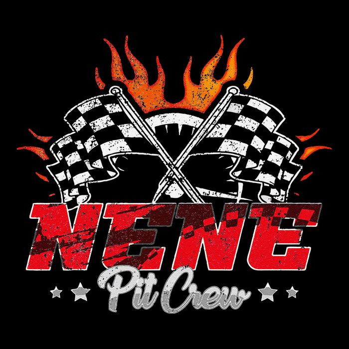 Nene Pit Crew Race Car Birthday Party Racing Family Poster