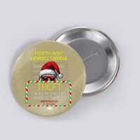 North Pole Correctional Theft Funny Santa Christmas Pajamas Button