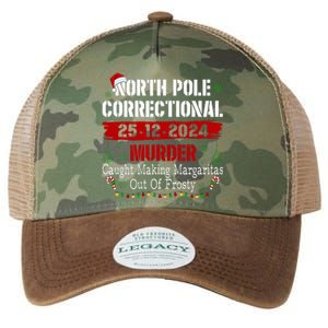 North Pole Correctional Murder Caught Making Margaritas Xmas Legacy Tie Dye Trucker Hat