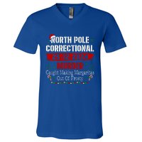 North Pole Correctional Murder Caught Making Margaritas V-Neck T-Shirt