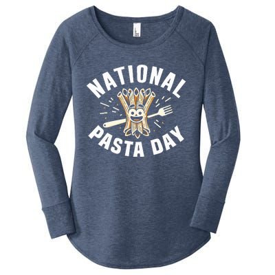 National Pasta Day Lovers Women's Perfect Tri Tunic Long Sleeve Shirt