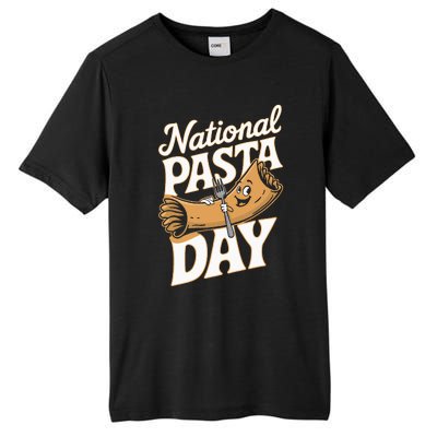 National Pasta Day Lovers Design For Foodies Food Lover Tall Fusion ChromaSoft Performance T-Shirt