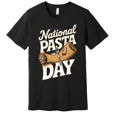 National Pasta Day Lovers Design For Foodies Food Lover Premium T-Shirt