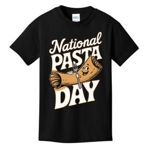 National Pasta Day Lovers Design For Foodies Food Lover Kids T-Shirt