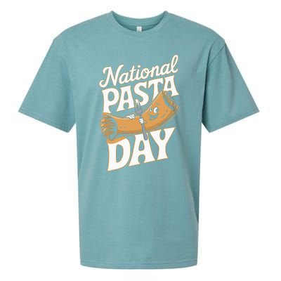 National Pasta Day Lovers Design For Foodies Food Lover Sueded Cloud Jersey T-Shirt