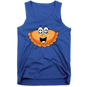 National Pierogi Day Smile Face Pierogi Funny Gift Tank Top