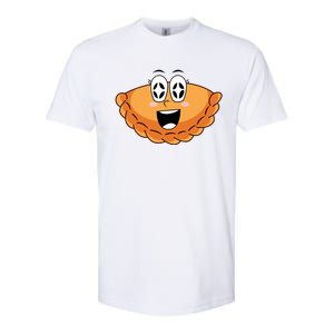 National Pierogi Day Smile Face Pierogi Funny Gift Softstyle CVC T-Shirt