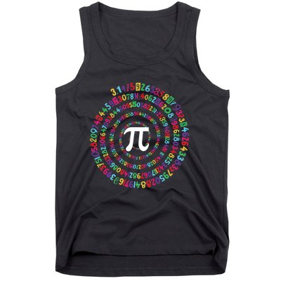 National Pi Day Colorful Math Teacher Lover Gifts Tank Top