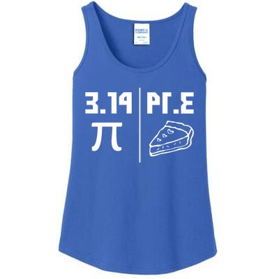 National Pi Day Cute Gift Math Teacher Pie Equals Pie Gift Ladies Essential Tank