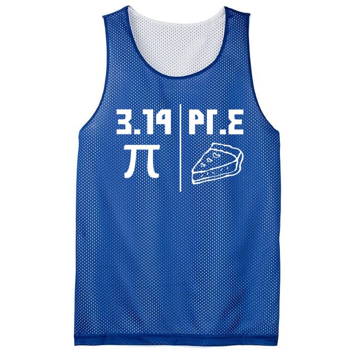 National Pi Day Cute Gift Math Teacher Pie Equals Pie Gift Mesh Reversible Basketball Jersey Tank