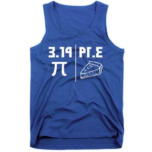 National Pi Day Cute Gift Math Teacher Pie Equals Pie Gift Tank Top