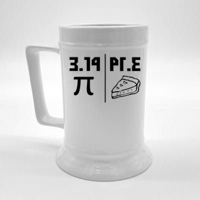 National Pi Day Cute Gift Math Teacher Pie Equals Pie Gift Beer Stein