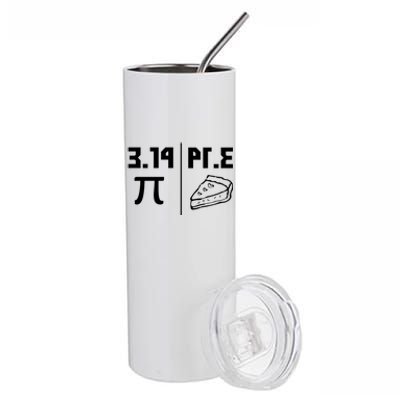 National Pi Day Cute Gift Math Teacher Pie Equals Pie Gift Stainless Steel Tumbler