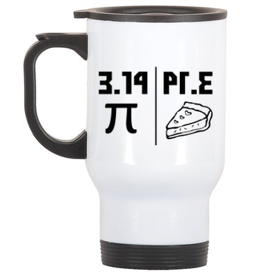 National Pi Day Cute Gift Math Teacher Pie Equals Pie Gift Stainless Steel Travel Mug