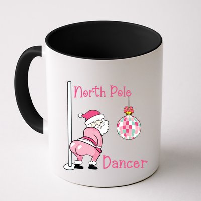 North Pole Dancer Christmas Party Funny Santa Mug