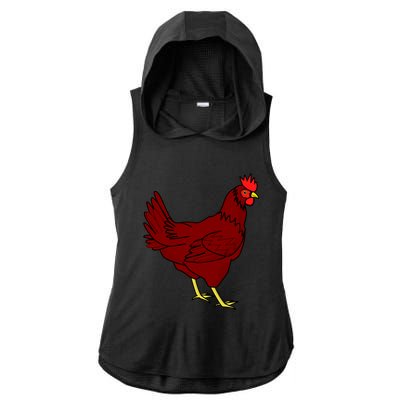 National Poultry Day Chiken Train Your Chickens Gift Ladies PosiCharge Tri-Blend Wicking Draft Hoodie Tank