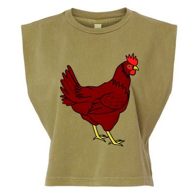 National Poultry Day Chiken Train Your Chickens Gift Garment-Dyed Women's Muscle Tee