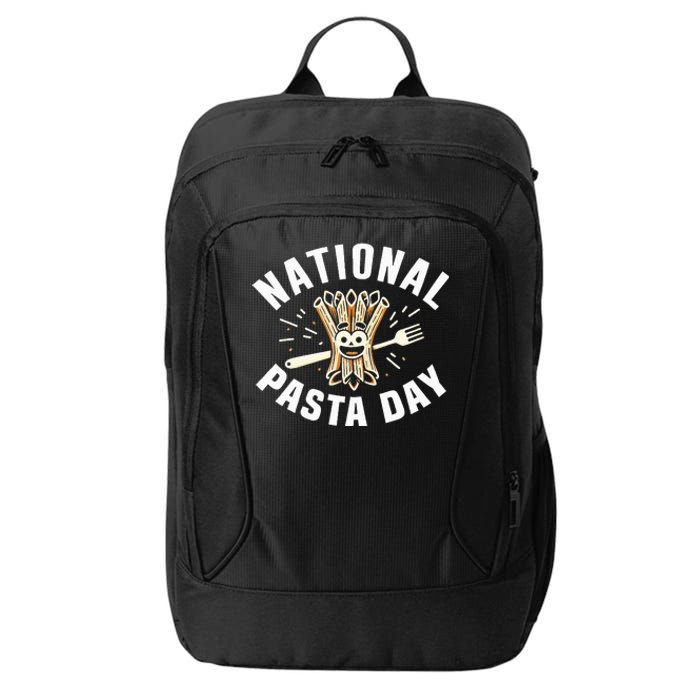 National Pasta Day Lovers Design For Foodies Funny Pasta City Backpack