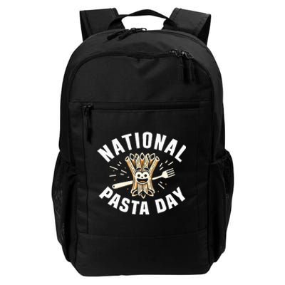 National Pasta Day Lovers Design For Foodies Funny Pasta Daily Commute Backpack