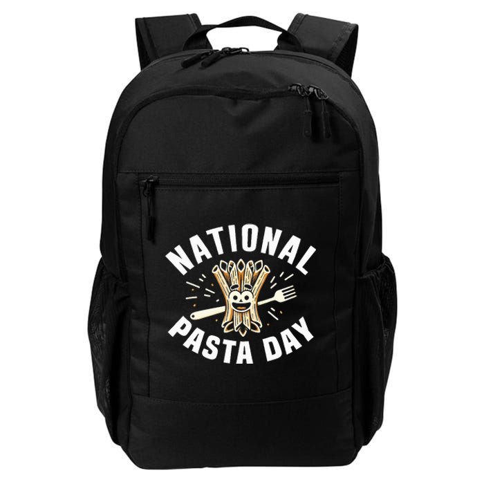 National Pasta Day Lovers Design For Foodies Funny Pasta Daily Commute Backpack