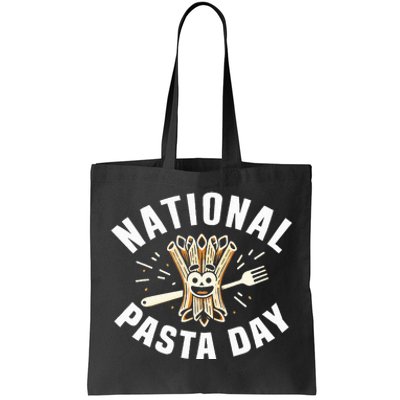 National Pasta Day Lovers Design For Foodies Funny Pasta Tote Bag