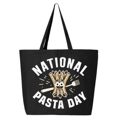 National Pasta Day Lovers Design For Foodies Funny Pasta 25L Jumbo Tote