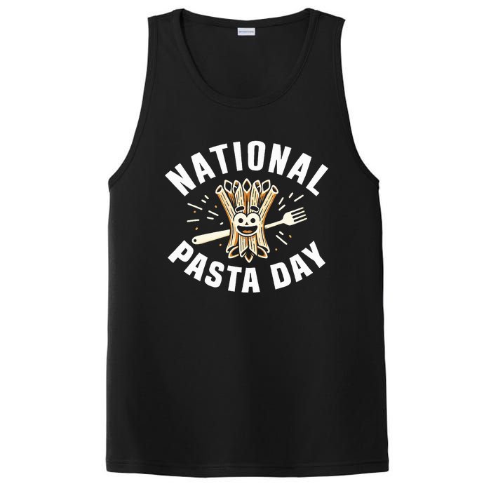 National Pasta Day Lovers Design For Foodies Funny Pasta PosiCharge Competitor Tank