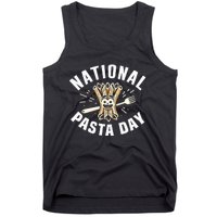 National Pasta Day Lovers Design For Foodies Funny Pasta Tank Top